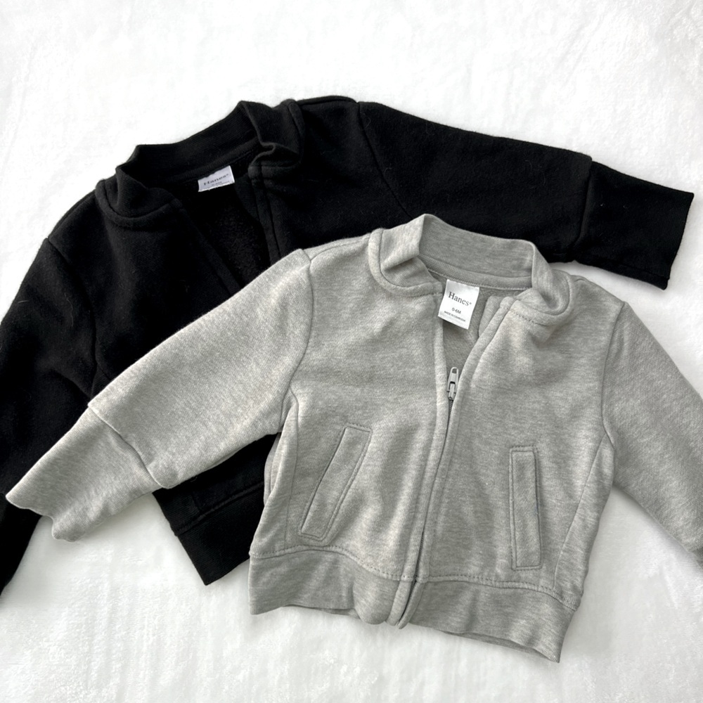 Hanes Infant Zipup Cardigan Jackets